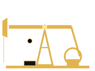 Animated gold pump jack